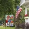 July 4th Patriotic Cardinal Red Birds Garden Flag, American USA Yard Home Decorative Flower Outside Decoration, America Memorial Day Spring Summer Burlap Outdoor Small Decor Double Sided 12x18